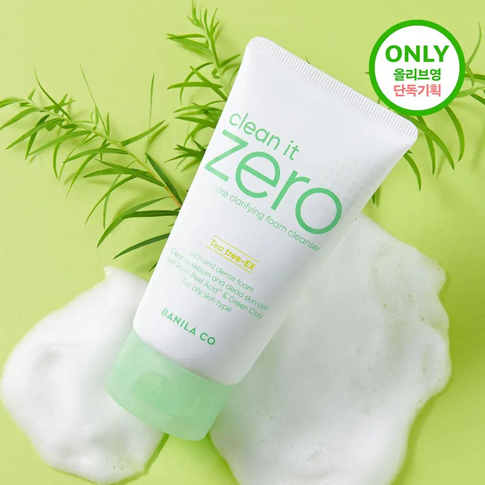 BANILA CO Clean It Zero Pore Clarifying Foam Cleanser – Oil Control Cleanser (150 Ml × 2)