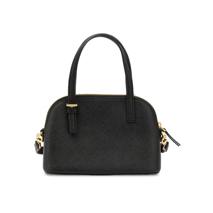 Tory Burch Emerson Minimalist Adjustable Detachable Shoulder Strap Leather Shell Bag Women Shoulder Bags Black 149694-001