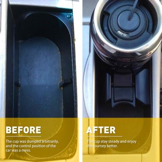 US Car Center Console Water Cup Holder ert Divider For Toyota Camry 2007-2011