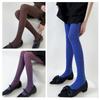 Women Vintage Sweet Girls Slimming Pantyhose Stockings Dark Floral Patterned Opaque Silky Skinny Tights Leggings Hosiery