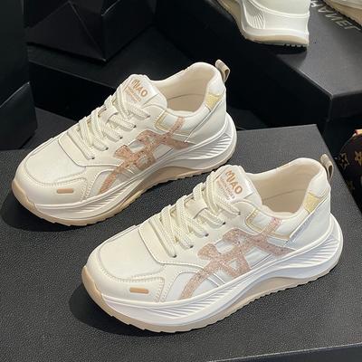 Atmungsaktive Damen Sommer- und Herbst-Neue Leichte Dicksohlige Erhöhte Lässige Sneaker Bequem und Vielseitig Damen