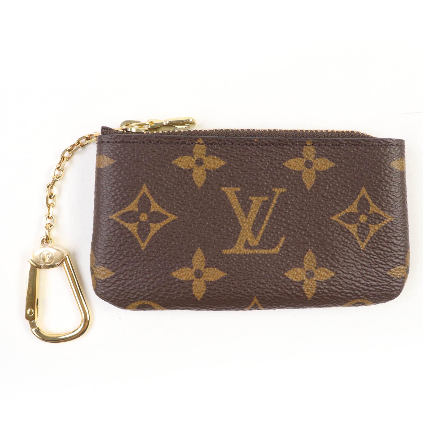 

Pristine LOUIS VUITTON Coin case Card Key holder Monogram canvas M62650 Used