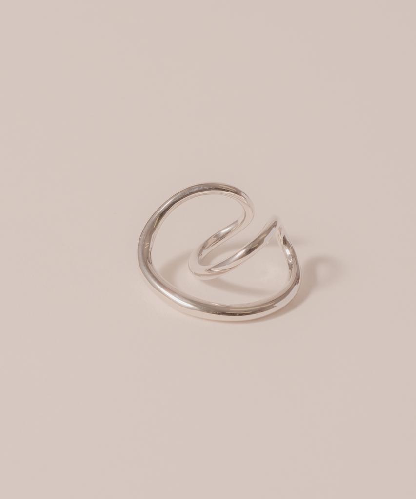 Novice Tokyo Large Cross Ear Cuff / Silver