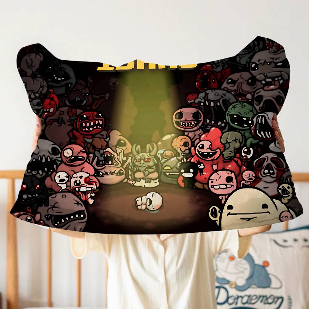 Hot Game The Binding Of Isaac Cartoon Pillow Towels- Single Quick-Dry Polyester Pillowcase Pillow Core Cover Breathable