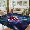 AC Milan Design Crystal Velvet Rug Soft Decorative Mat for Bedroom Entrance