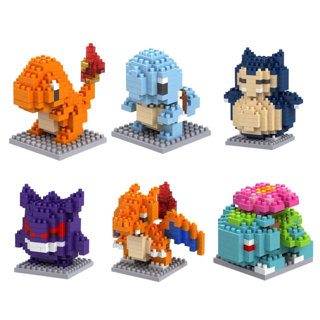 Particle Building Blocks Assembly Model Anime Character Model Dolls Toys Children Gifts Sets Desktop Ornaments Room Decoration