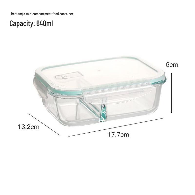 ZISIZ Glass Food Storage Container Set