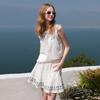 Sancai Women's 100% Cotton Babydoll Top & Skirt Set