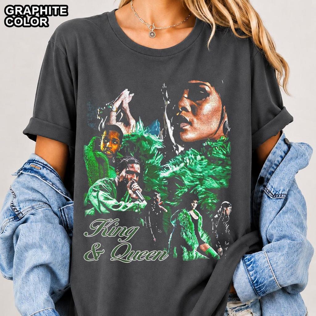 Asap Rocky and Rihanna T-Shirt, Comfort Colors, Bella & Canvas, Gildan Tee and SweaT-Shirt FD