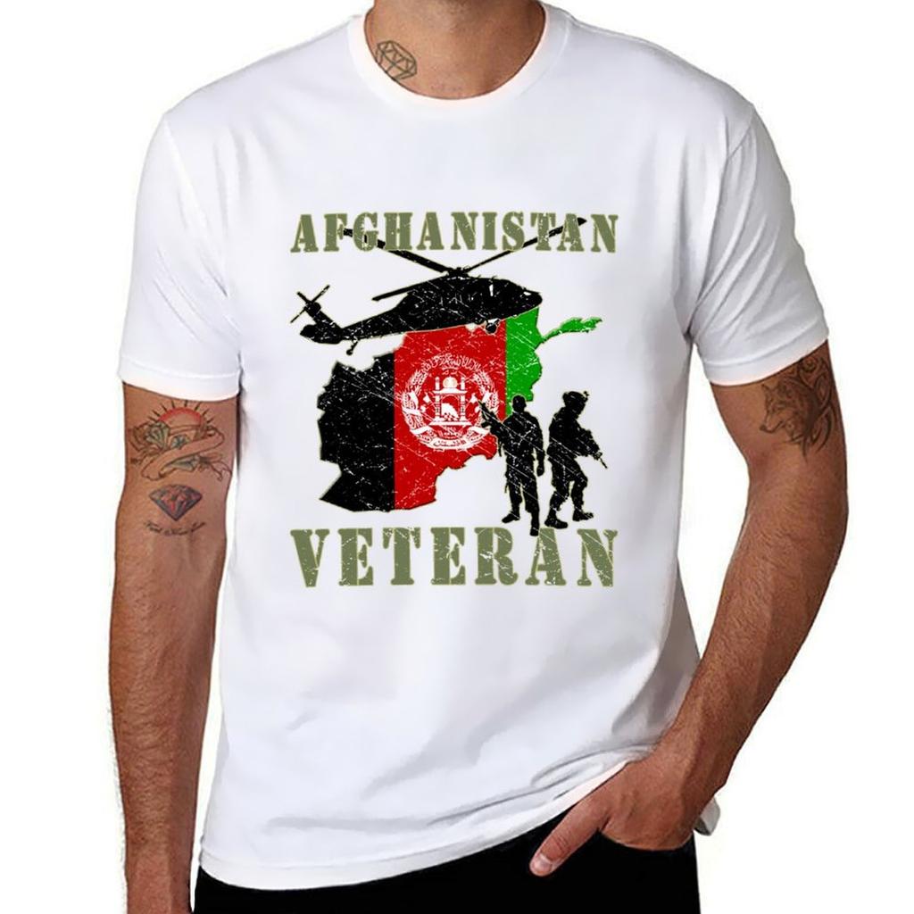 Afghanistan Veteran Tshirt Daily Wear Plain Short Sleeve Shirt