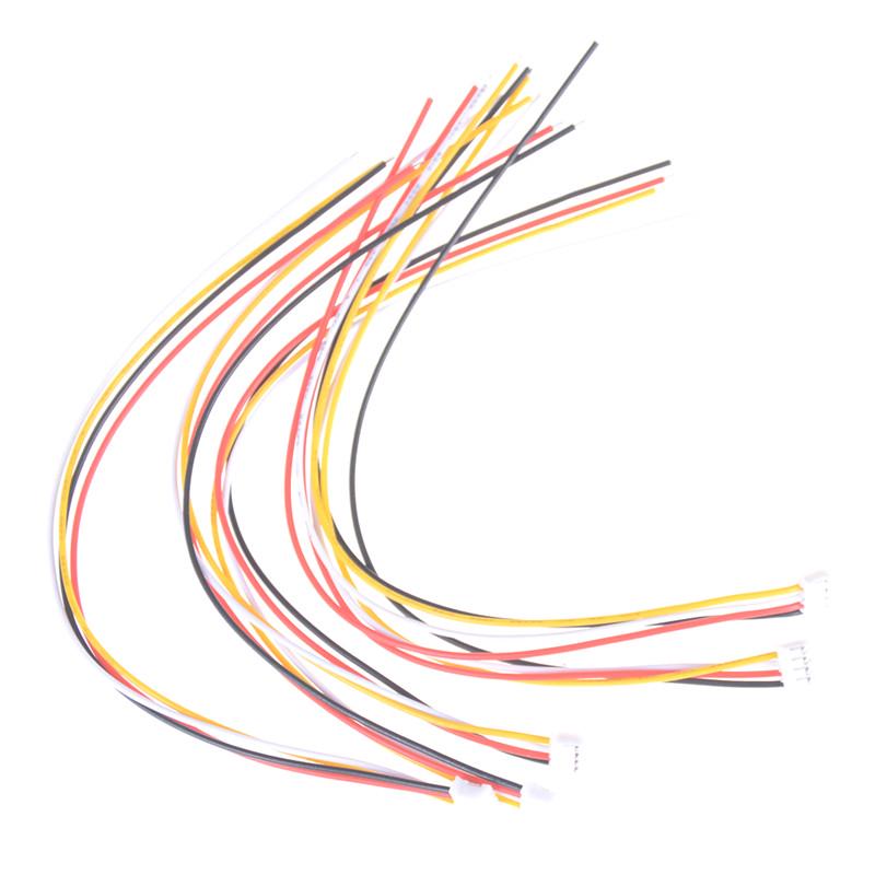 5Pcs Mini Micro Jst 2.0Mm Ph 4-Pin Male Connector Plug Wires Cables 200Mm