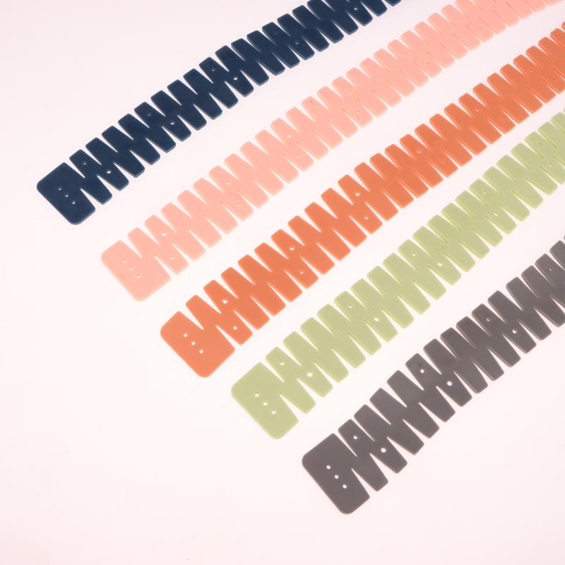 Silicone Hemmer Professional Sewing Tool Hem Ruler Sewing Auxiliary Tool Multiple Colors