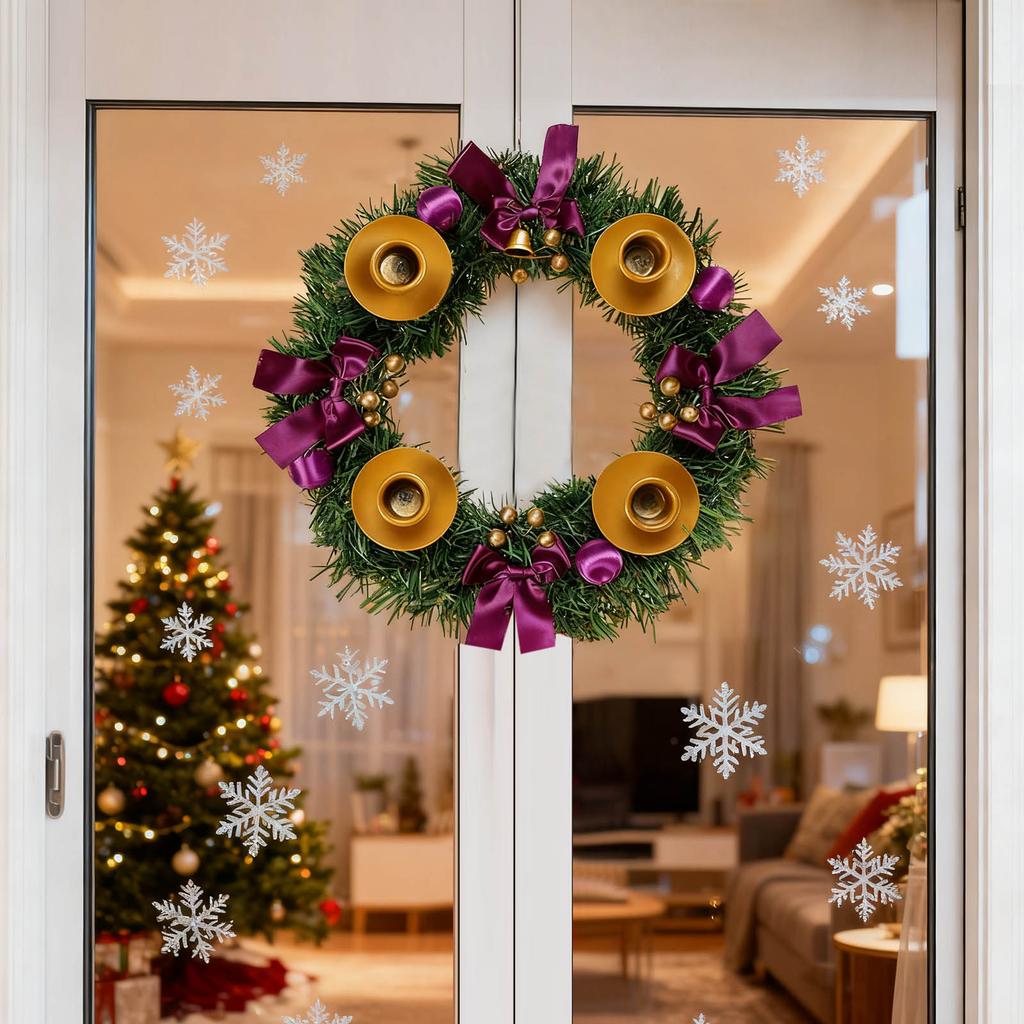 Weihnachts-Norfolk-Kranz PE Weiche Gummi-Textur Nadeln und Kiefernzweige Weihnachtsdekoration