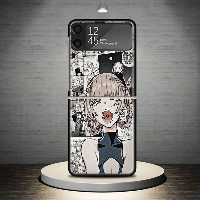 Nazuna Nanakusa Anime Phone Case For Samsung Galaxy Z Flip 7 6 5 4 3 5G Shockproof Cover Z Flip7 Flip6 ZFlip5 Flip3 Flip4 Luxury
