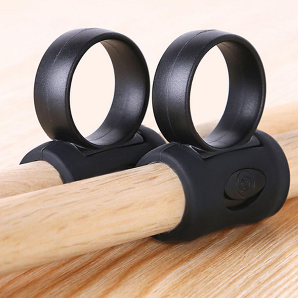 2 Pcs stick Control Clip Auxiliary Stick Grip ABS Silicone Finger Controller for Practice