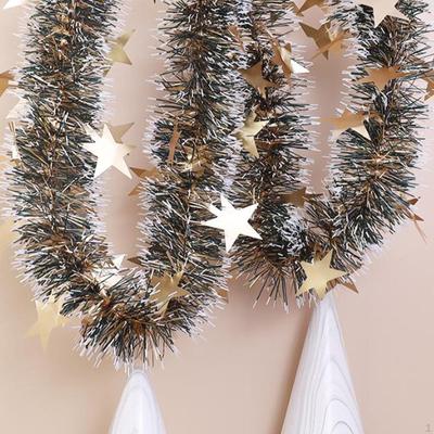 Christmas Tinsel Garland, Ornament Birthday Versatile Festival Staircase DIY Glitter Decoration