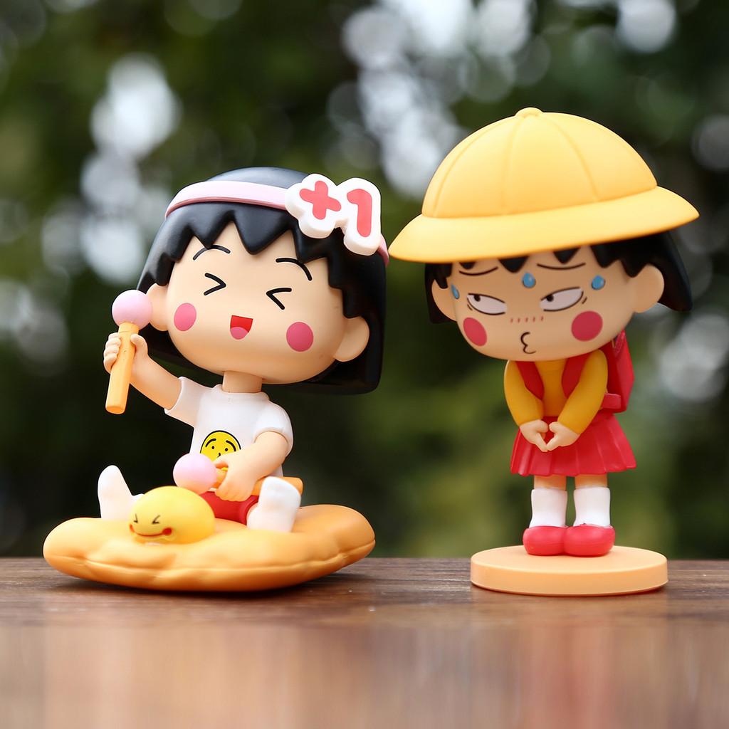 Chibi Maruko Chan Anime Girl Pvc Desk Ornament With Sensory Development For Creative Kids And Adults