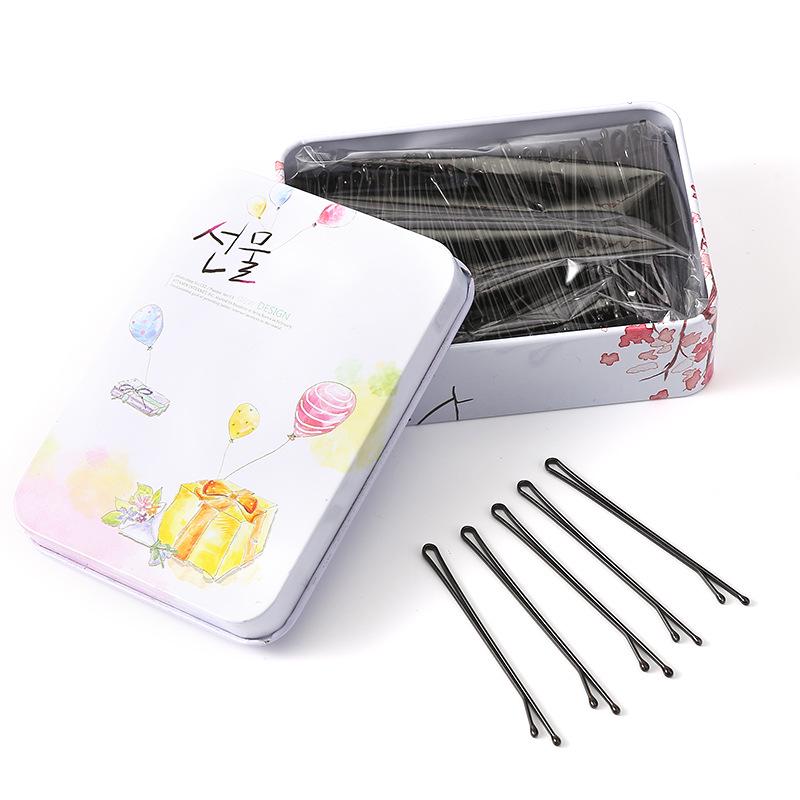 Einzelne schwarze Haarnadel für Pony und Hochsteckfrisuren