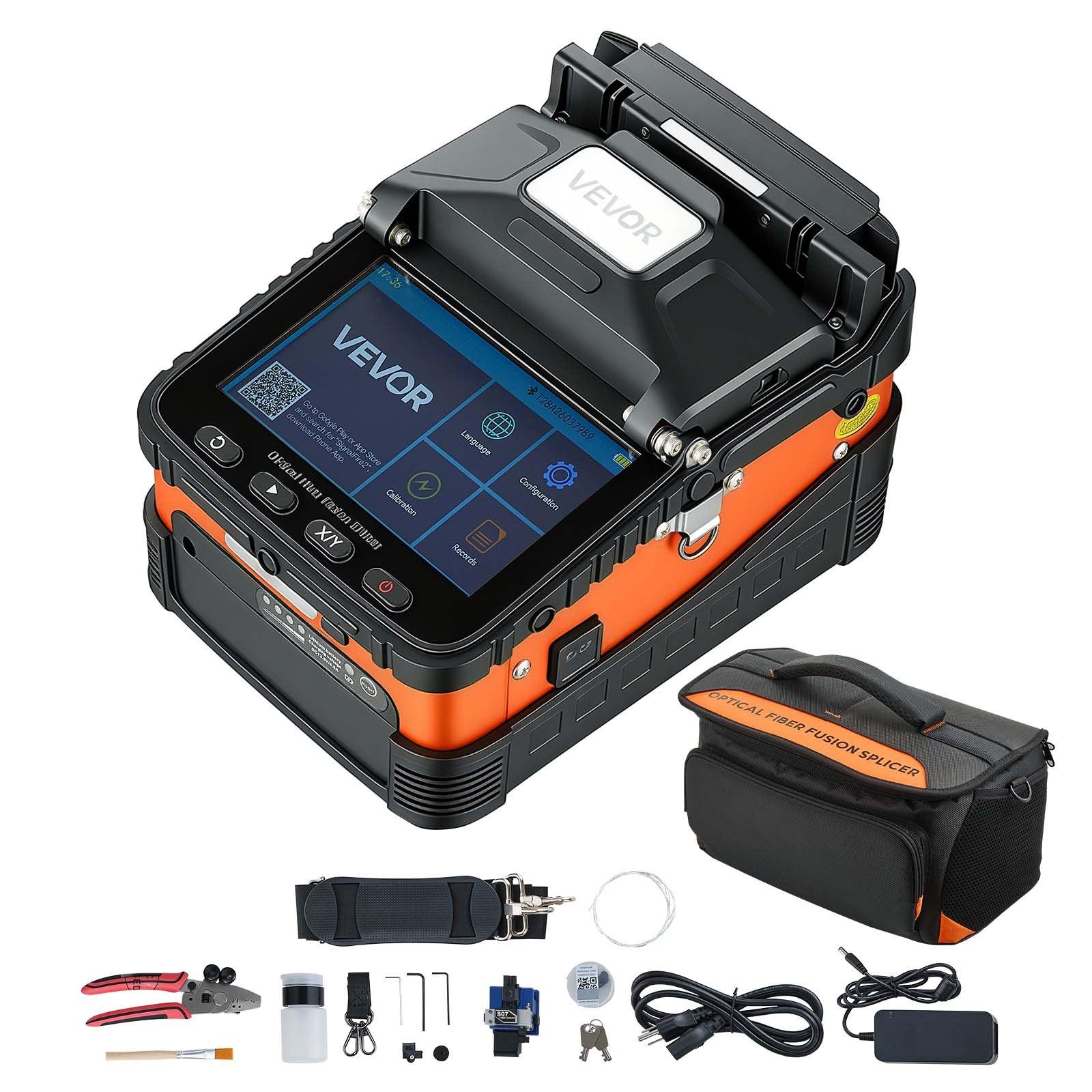 VEVOR Fiber Fusion Splicer 6 Motors