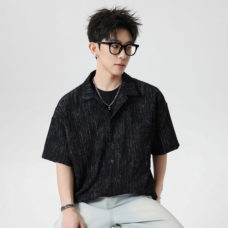 Men's Minimalist Aesthetic Lightweight Streetwear Shirt