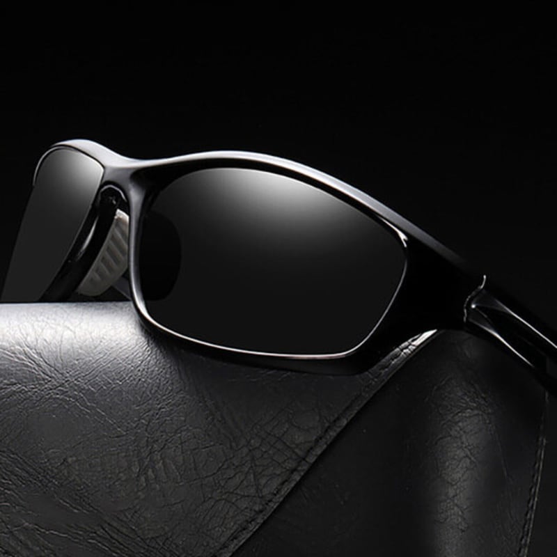 LOOKING4U NeoRetro 8541 C1 BLACK Polarized Sunglasses