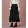 Women's High-Waisted Mesh Tiered A-Line Skirt - 2026 Early Spring Elegant Style