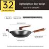 32cm Lightweight Cast Iron Wok