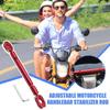 Motorcycle Handle Bars Handle Bar Extension For Bike Adjustable Balance Stabilizer Rod For Mountain Biking Road Cycling Touring