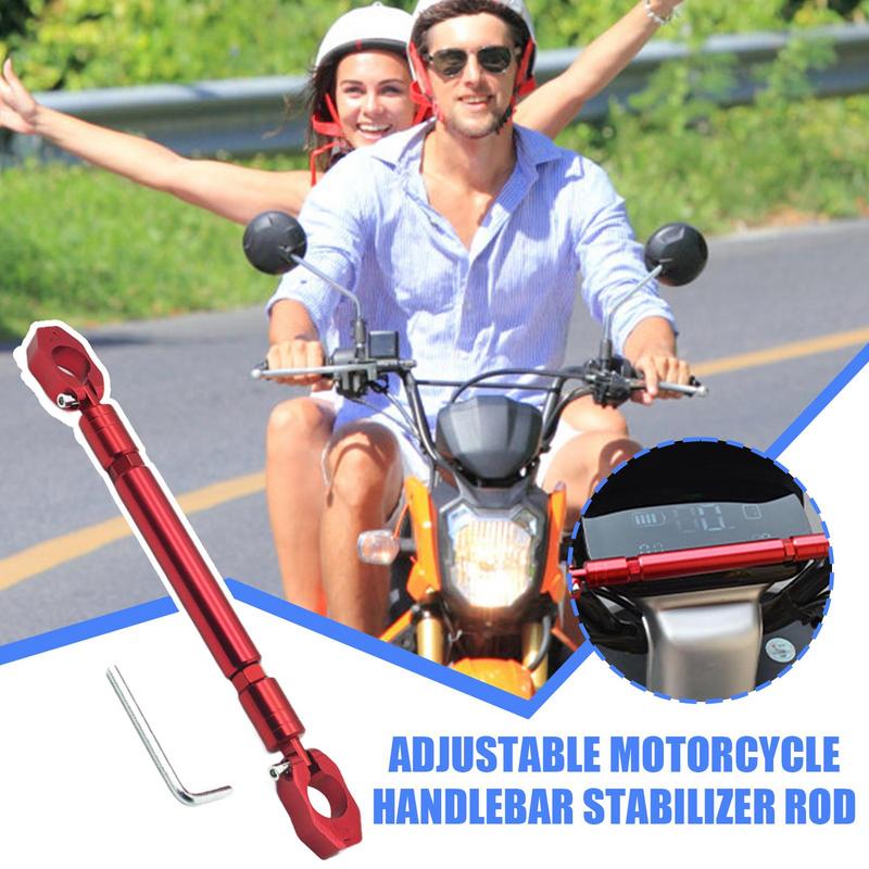 Motorcycle Handle Bars Handle Bar Extension For Bike Adjustable Balance Stabilizer Rod For Mountain Biking Road Cycling Touring