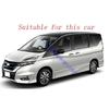 For NISSAN SERENA C27 2017 2018  Car Decoration ABS chrome Matte front door interior armrest storage box