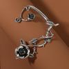 Retro Gothic Elf Wing Ear Clips: Dark Punk Devil & Dragon Style Earrings for Women