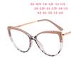 Oversize Cat Eyes Innfatning Clear Lens Briller Big Simple Myopi Nerd Briller Grad -0,5 -1,0 -2,0 -3,0 -4,0 Til -6,0