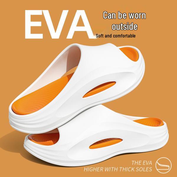 Men's Non-slip Air Cushion Summer Slippers - Comfortable, Odor-Free, Quiet EVA Material