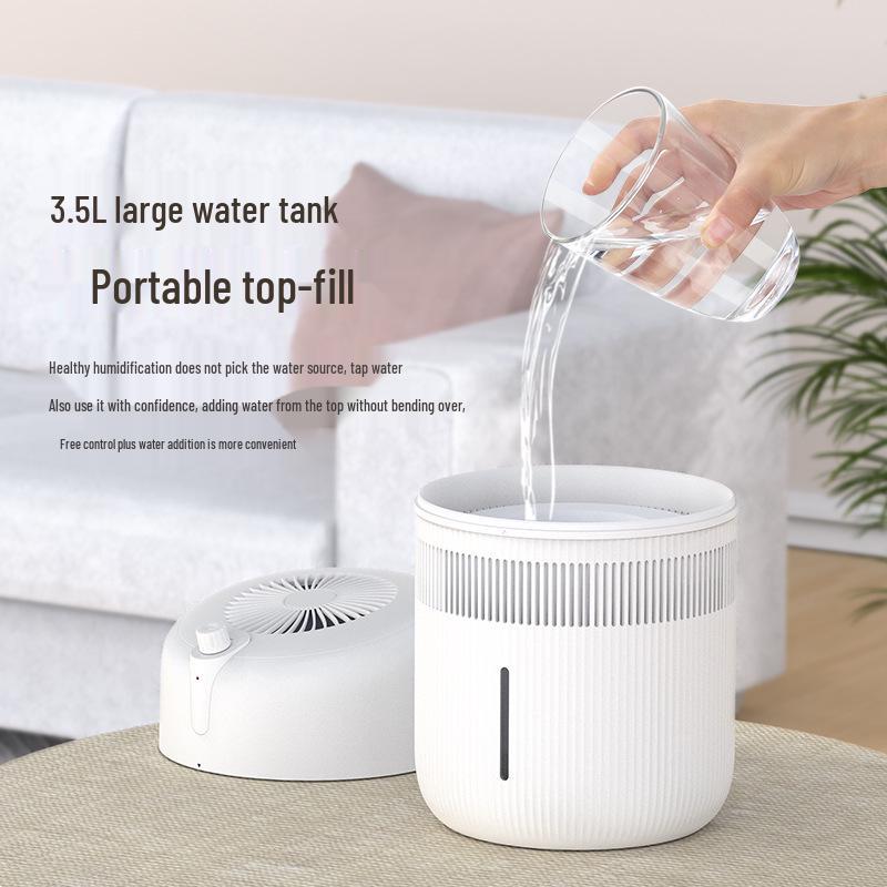 Nobico 4L Cool Mist Humidifier with Negative Ion Air Purifier, Large Capacity & Washable