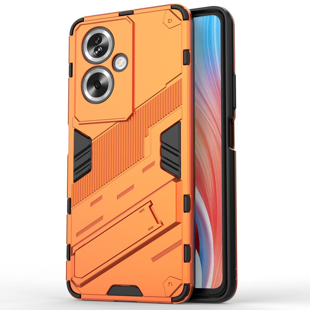 Pour Oppo A79 5G/A2 5G Coque de Téléphone PC+TPU Résistant aux Rayures avec Support