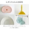 Fujiei Airy Drop Bath Chair, 30cm, Pink, Cute Drop-Shaped Design, Comfortable Seat, Antibacterial and Mold-Resistant