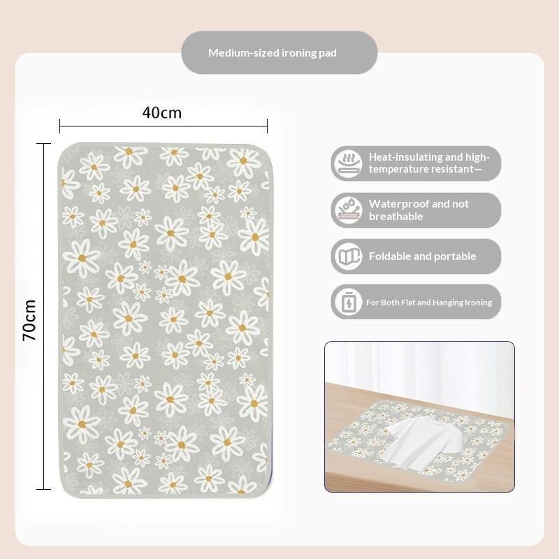 1Pcs Heat Resistant Laundry Pad Ironing Mat Portable Thickened Laundry Pad Washer Dryer Clothes Protect Ironing Board