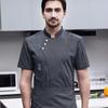 Chef Jacket, Short Sleeve Catering Shirt Wear Uniform for Managers Line Cooks Caterers