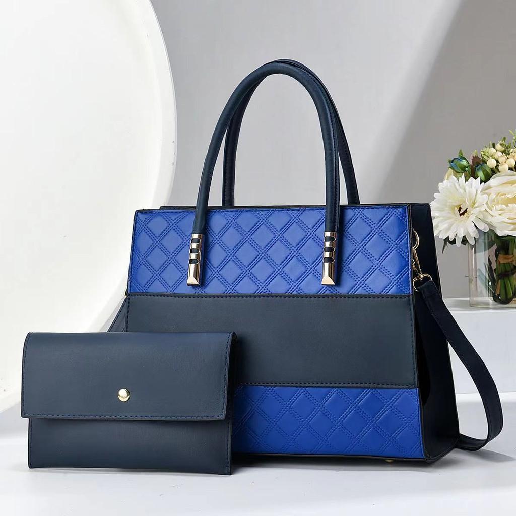 Stylish Large Capacity Patchwork Tote Bag For Moms With Retro Urban Chic Design