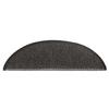 Self Adhesive Stair Mats Sisal Look 15 pcs 56 x 17 x 3 cm Anthracite