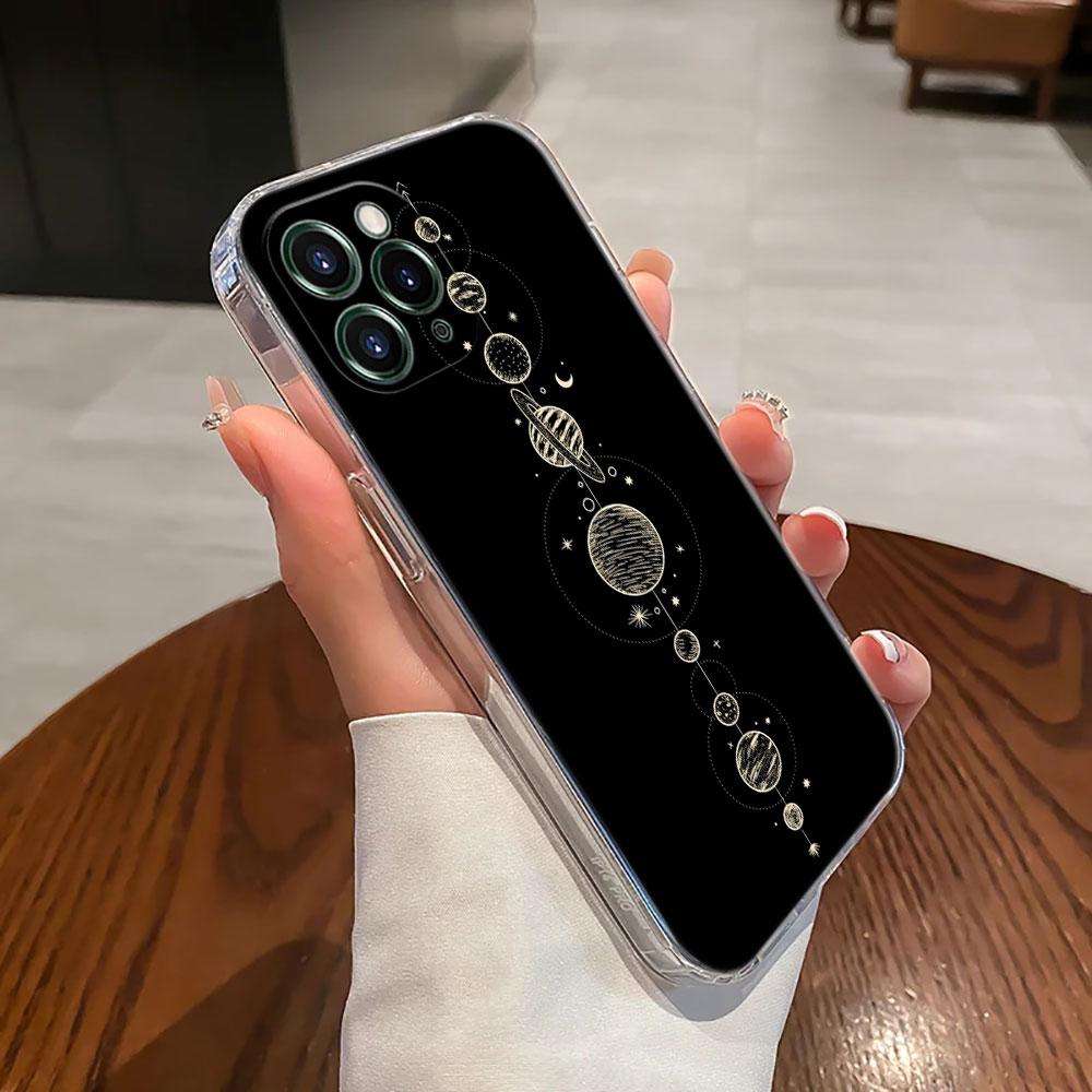 Sun Moon Tarot Card Astrology Magic Case For Apple iPhone 17 16 15 14 13 12 11 Pro Max 16 Plus 16E 17Air 17Pro Phone Cover Funda