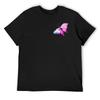 Pink Butterfly T-Shirt Custom Shirt Boys Whites Summer Clothes Oversized T Shirt Men