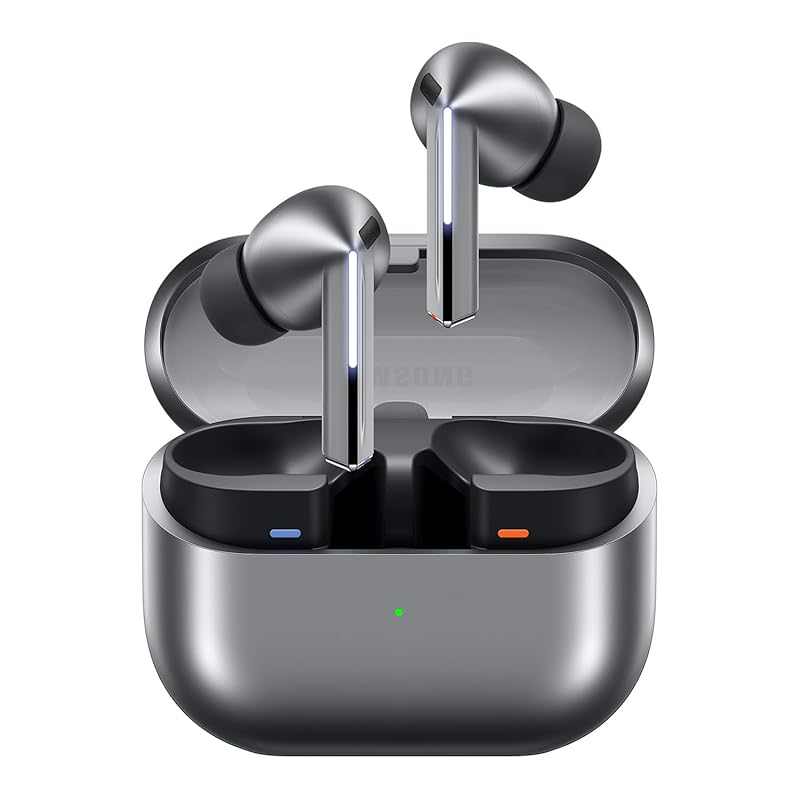 

Galaxy Buds3 Prol Silver Бездротові навушники, сумісні з Galaxy AI Основний пристрій l Оригінальний Samsung l Випущено у 2024 р. l Шумозаглушення l 3D-звук l