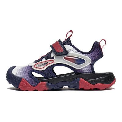 Li Ning Kids Treading 2.0 Sports Trend Non-Slip Kick-Resistant Wear-Resistant Rebound Lightweight Sandals Kids Sandals YKUT006-1