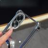 Pentru husă oppo A16 Husa de lux cu placare și suport Antișoc Transparentă Pentru OPPO Reno13F 12F 11F 13 A17 A58 A57 A78 10Pro 13Pro 12Pro