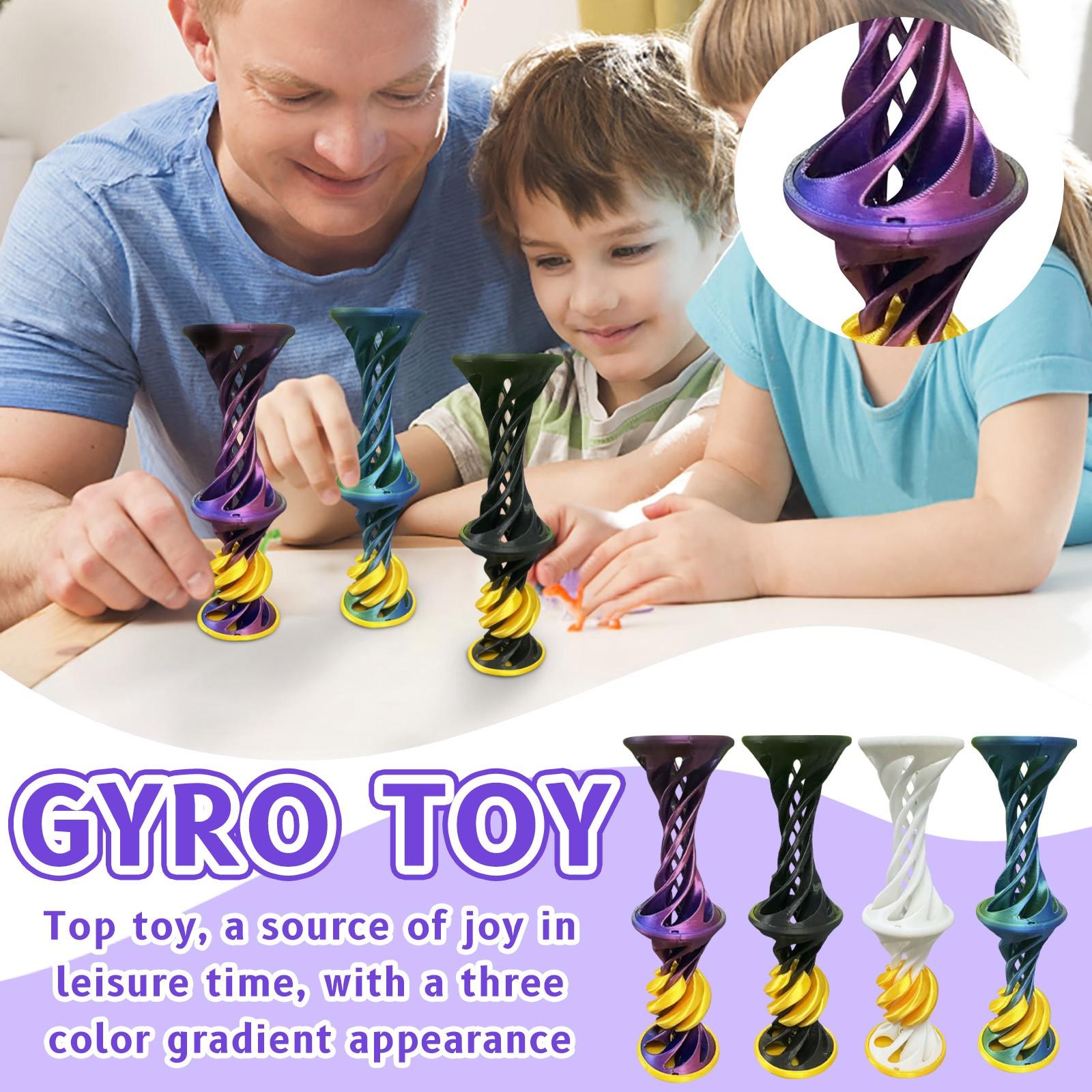 

Сквозная скульптура, 3D-печатная винтовая стержень, шарик, сквозная игрушка, вихревая нить, настольный декоративный сувенир, подарочный подарок One Size белый