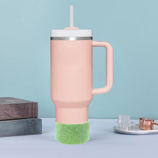 Diamond Glitter silikonová bota na pohár 20-40oz Protiskluzový návlek na láhve s vodou Stylový ochranný kryt základny lichoběžníkového válce