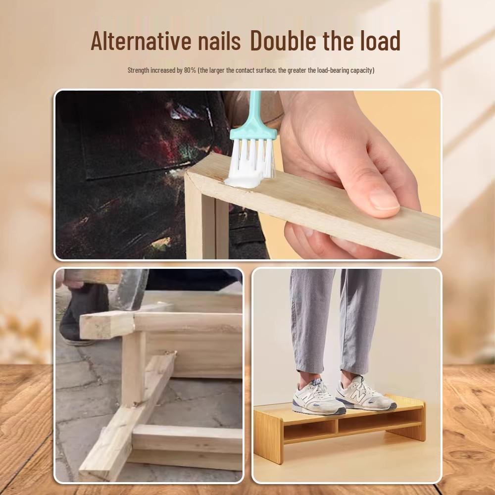 Deli Woodworking & Craft Glue: Strong White Adhesive for Furniture & Wood, Small Bottle