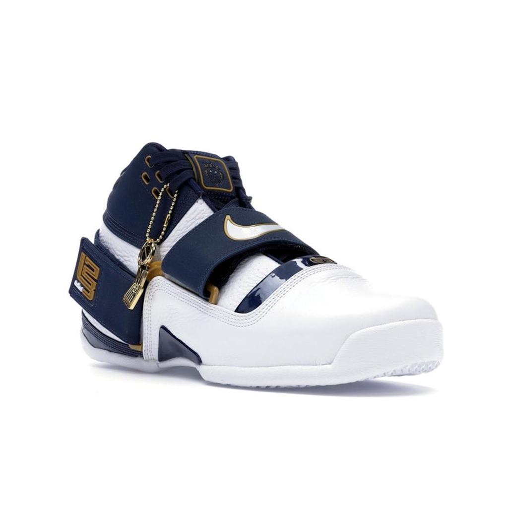 Nike LeBron Soldier 1 25 Straight Herren Sneaker Blau mitternachtsblau weiß AO2088-400