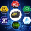 Bike Disc Brake Lock Anti Theft Electric Motorcycle Alarm Disc Lock with 110dB Alarm Sound for Motorbike Bike Scooter